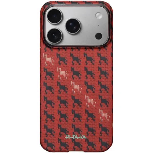 Чехол Pitaka Edge Case PitaTap Maroon для iPhone 17 Pro