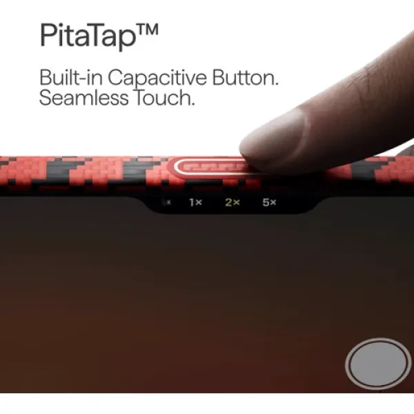 Чехол Pitaka Edge Case PitaTap Maroon для iPhone 17 Pro
