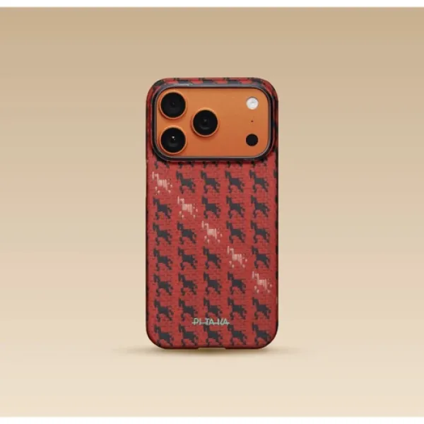 Чехол Pitaka Edge Case PitaTap Maroon для iPhone 17 Pro