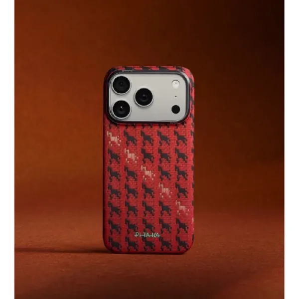 Чехол Pitaka Edge Case PitaTap Maroon для iPhone 17 Pro