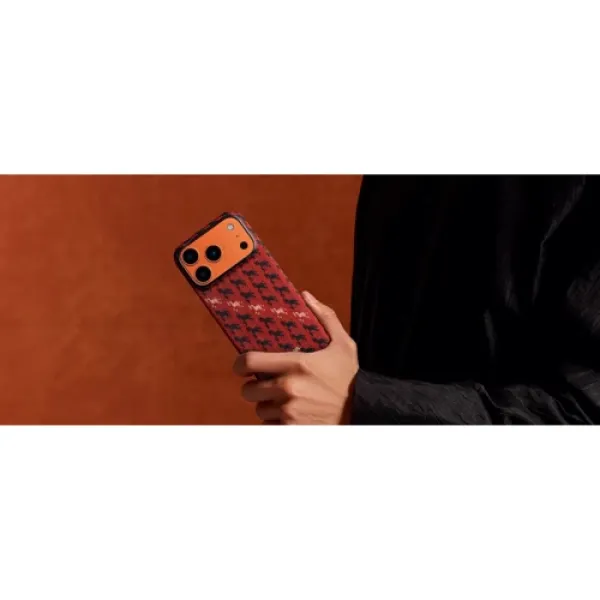 Чехол Pitaka Edge Case PitaTap Maroon для iPhone 17 Pro