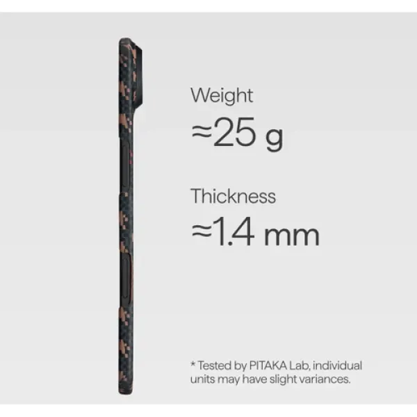 Чехол Pitaka Edge Case PitaTap Ebony для iPhone Air