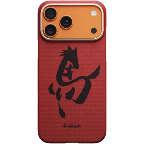 Чехол Pitaka Edge Case PitaTap Cinnabar для iPhone 17 Pro Max