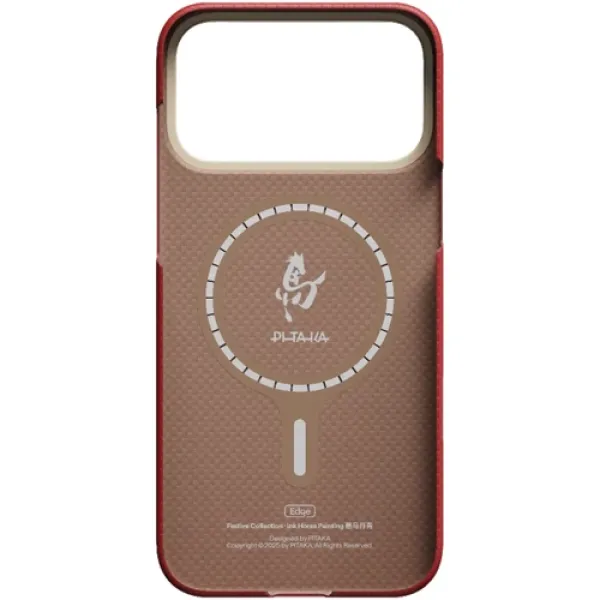 Чехол Pitaka Edge Case PitaTap Cinnabar для iPhone 17 Pro Max