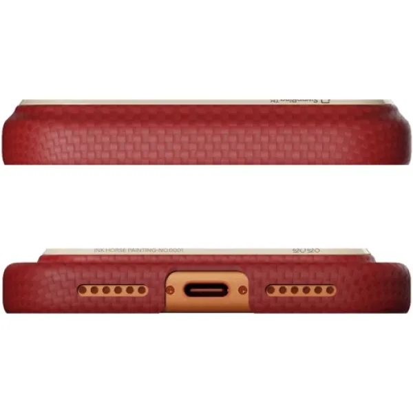 Чехол Pitaka Edge Case PitaTap Cinnabar для iPhone 17 Pro Max
