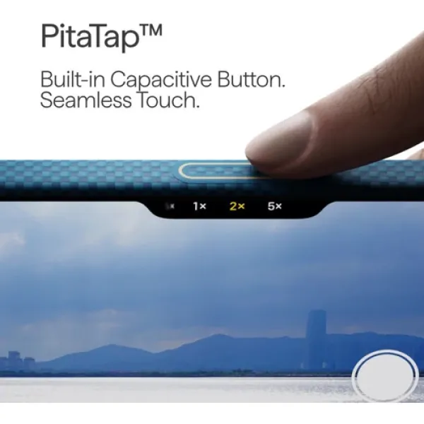 Чехол Pitaka Edge Case PitaTap Azure Green для iPhone 17 Pro Max