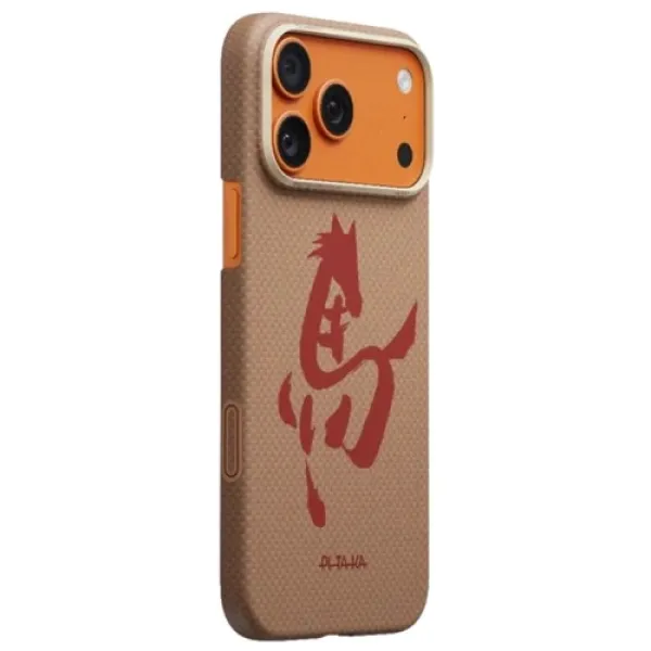 Чехол Pitaka Edge Case PitaTap Gold & Jade для iPhone 17 Pro Max