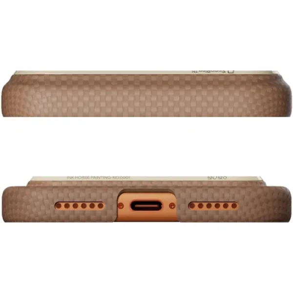 Чехол Pitaka Edge Case PitaTap Gold & Jade для iPhone 17 Pro Max