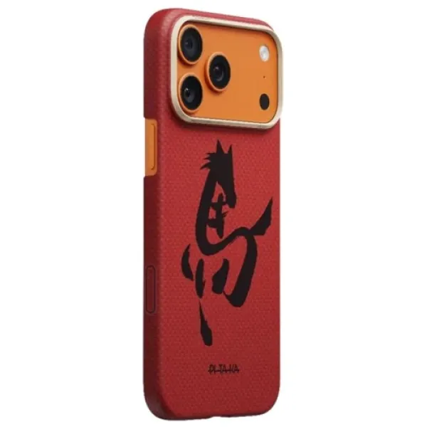 Чехол Pitaka Edge Case PitaTap Cinnabar для iPhone 17 Pro