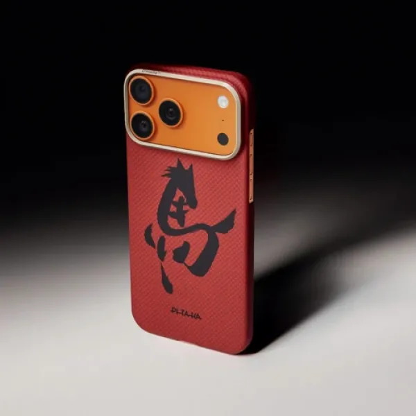 Чехол Pitaka Edge Case PitaTap Cinnabar для iPhone 17 Pro