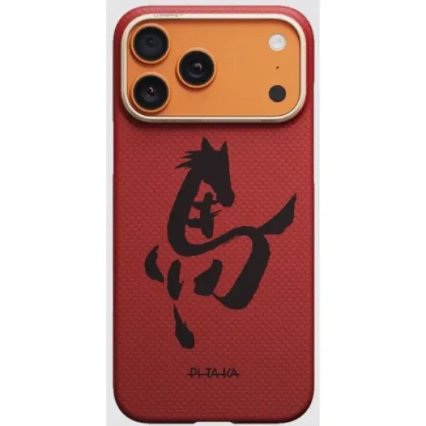 Чехол Pitaka Edge Case PitaTap Cinnabar для iPhone 17 Pro