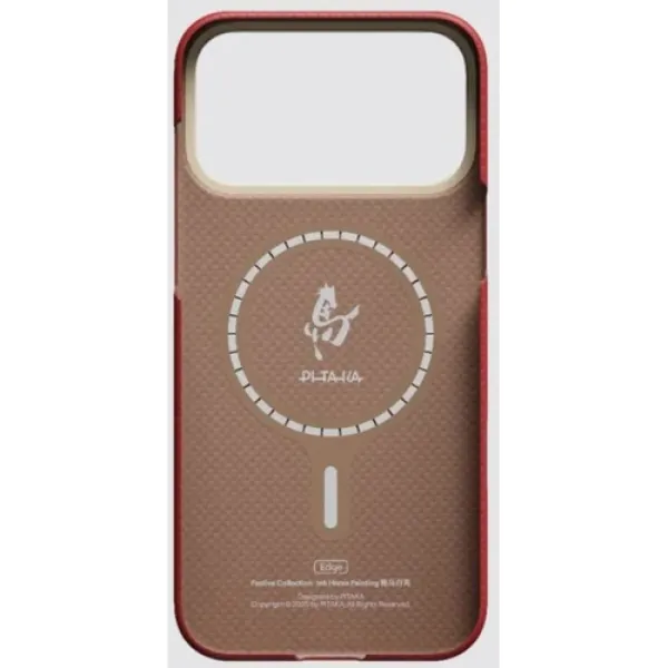 Чехол Pitaka Edge Case PitaTap Cinnabar для iPhone 17 Pro