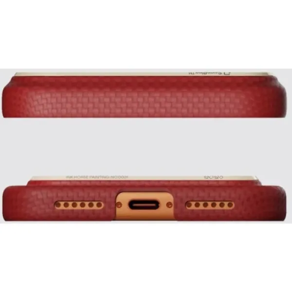 Чехол Pitaka Edge Case PitaTap Cinnabar для iPhone 17 Pro