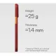 Чехол Pitaka Edge Case PitaTap Cinnabar для iPhone 17 Pro