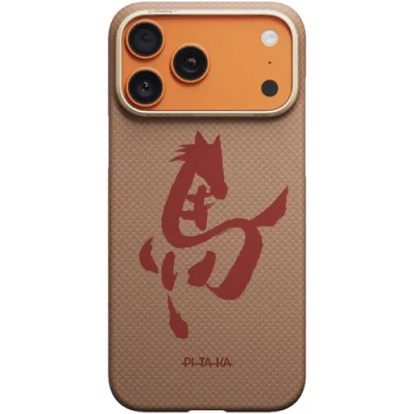 Чехол Pitaka Edge Case PitaTap Gold & Jade для iPhone 17 Pro