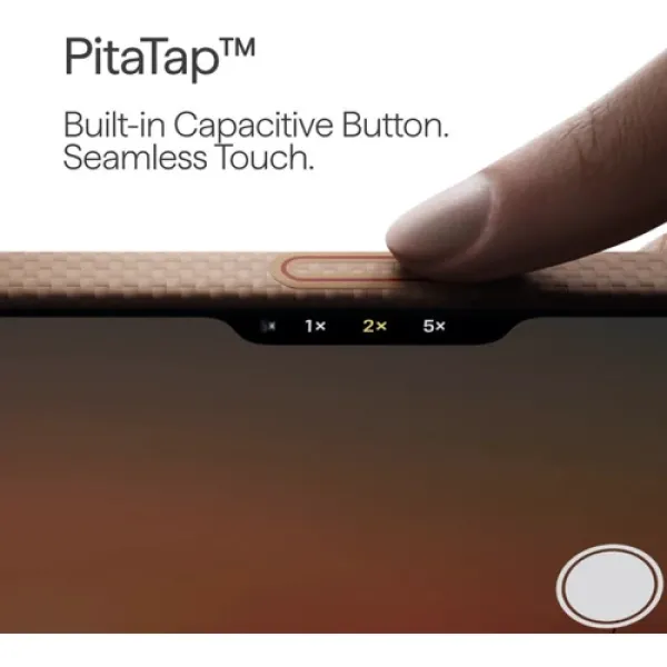 Чехол Pitaka Edge Case PitaTap Gold & Jade для iPhone 17 Pro