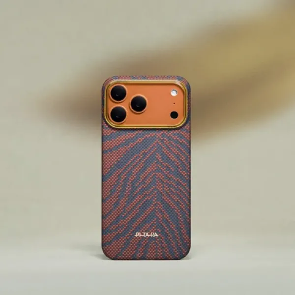 Чехол Pitaka Edge Case PitaTap Burning Orange для iPhone 17 Pro Max