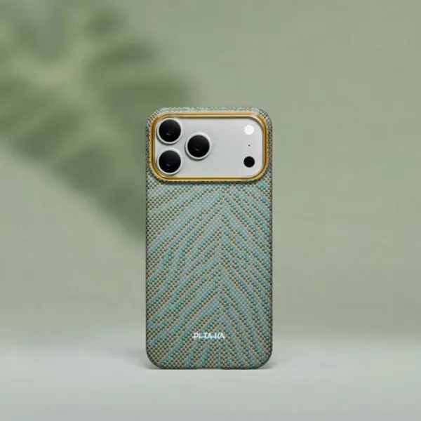 Чехол Pitaka Edge Case PitaTap Dive Green для iPhone 17 Pro Max
