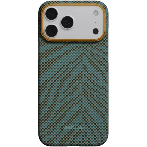 Чехол Pitaka Edge Case PitaTap Dive Green для iPhone 17 Pro