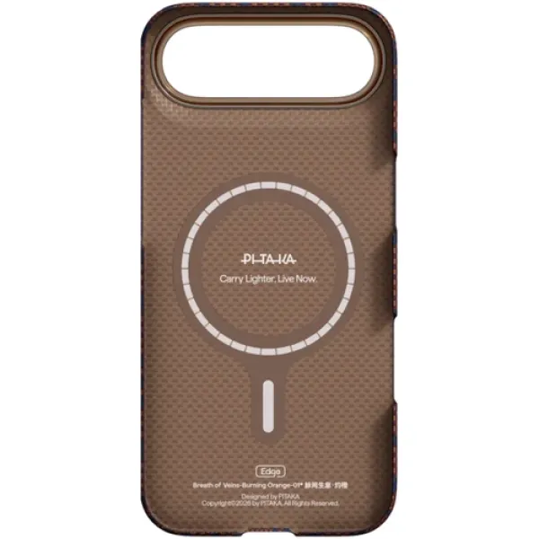Чехол Pitaka Edge Case Burning Orange для iPhone Air