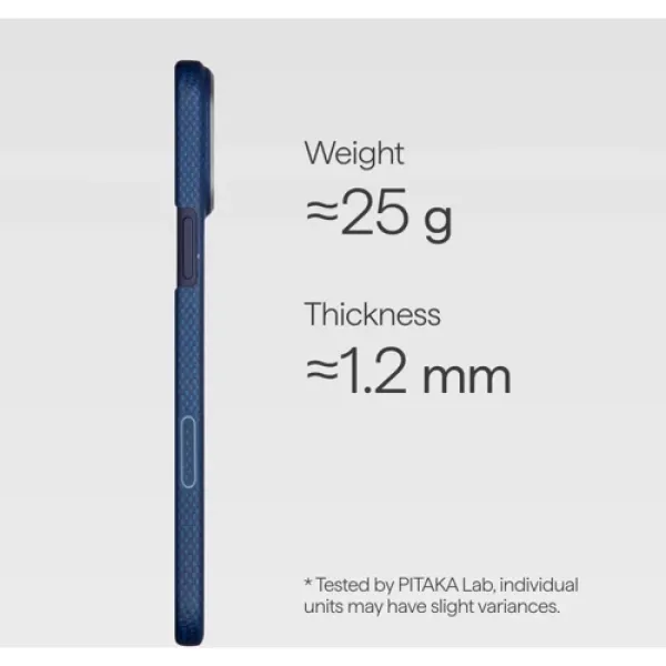 Чохол Pitaka Edge Case PitaTap Nightfall Blue для iPhone 17 Pro Max