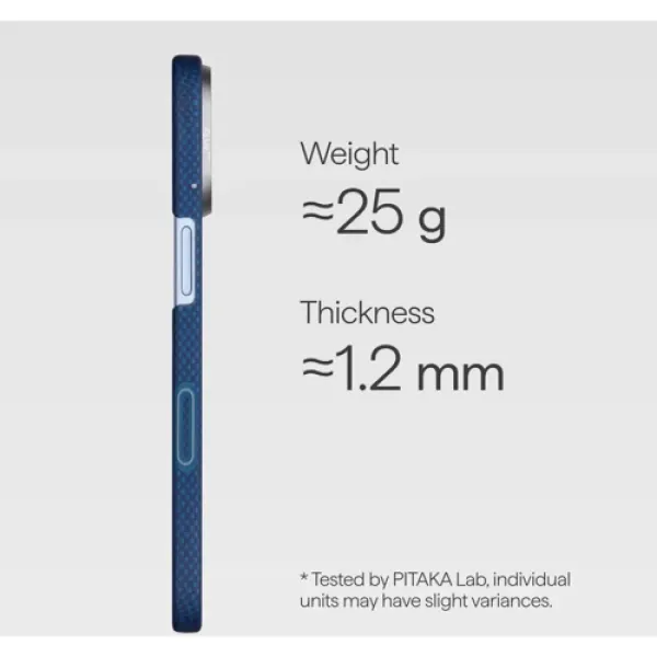 Чехол Pitaka Edge Case PitaTap Nightfall Blue для iPhone 17