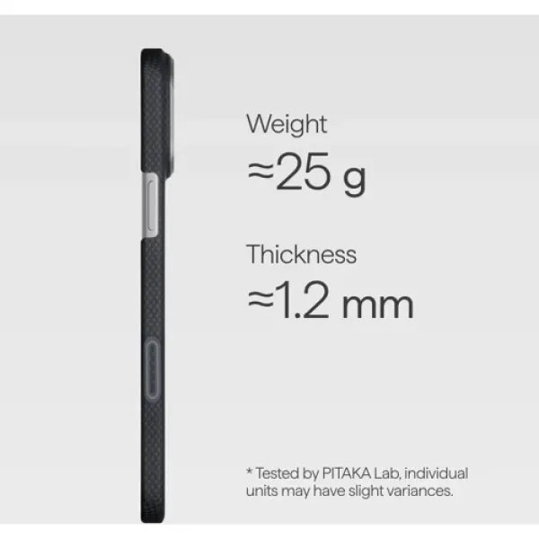 Чохол Pitaka Edge Case PitaTap Midnight Black для iPhone 17 Pro Max