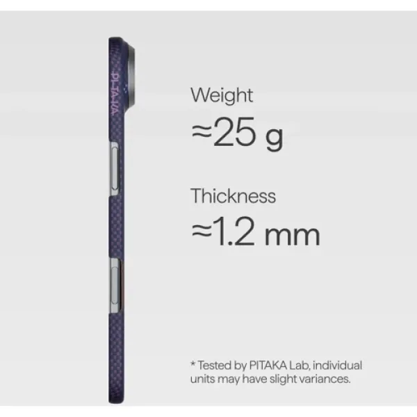 Чохол Pitaka Edge Case PitaTap Twilight Violet для iPhone Air