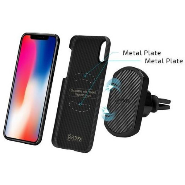 Тримач Pitaka Car Holder Magnetic Air Vent MagEZ Black Тримач Pitaka Car Holder Magnetic Air Vent MagEZ Black