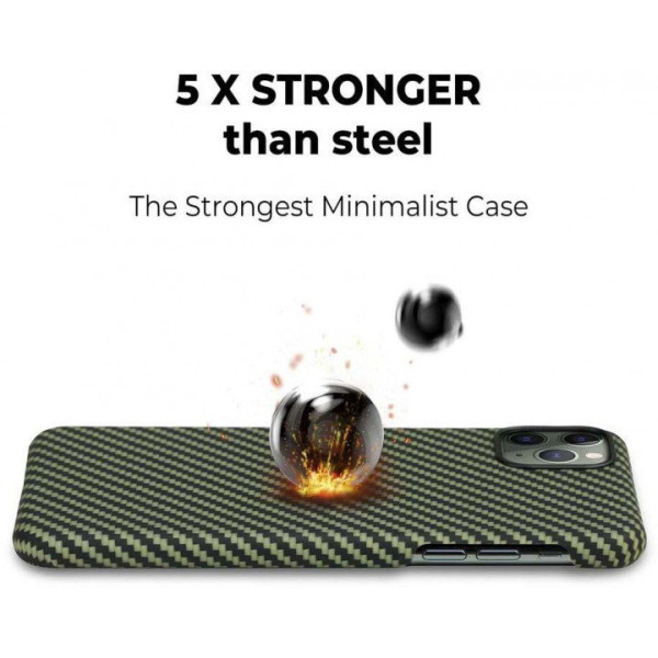 Чохол Pitaka для iPhone 11 Pro Max MagEZ Black/Yellow