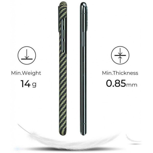Чохол Pitaka для iPhone 11 Pro MagEZ Black/Yellow