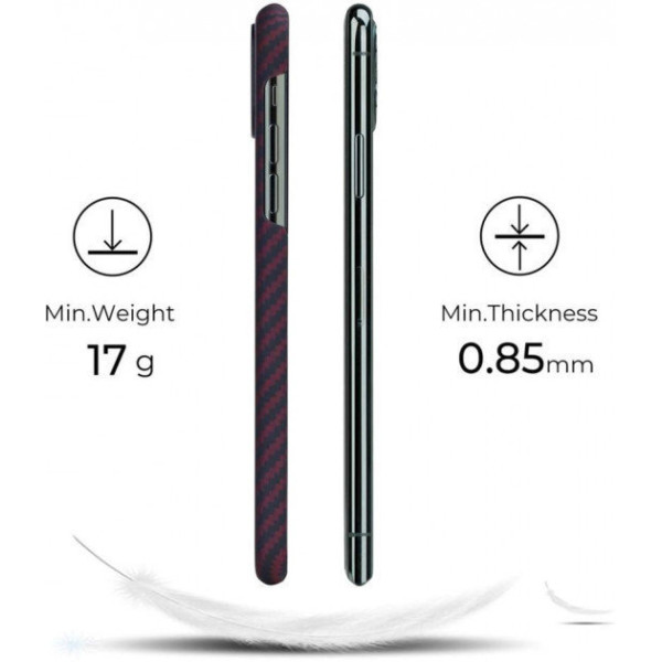 Чохол Pitaka для iPhone 11 Pro MagEZ Black/Red