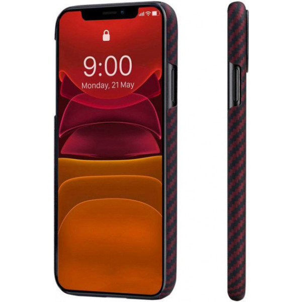 Чохол Pitaka для iPhone 11 MagEZ Black/Red