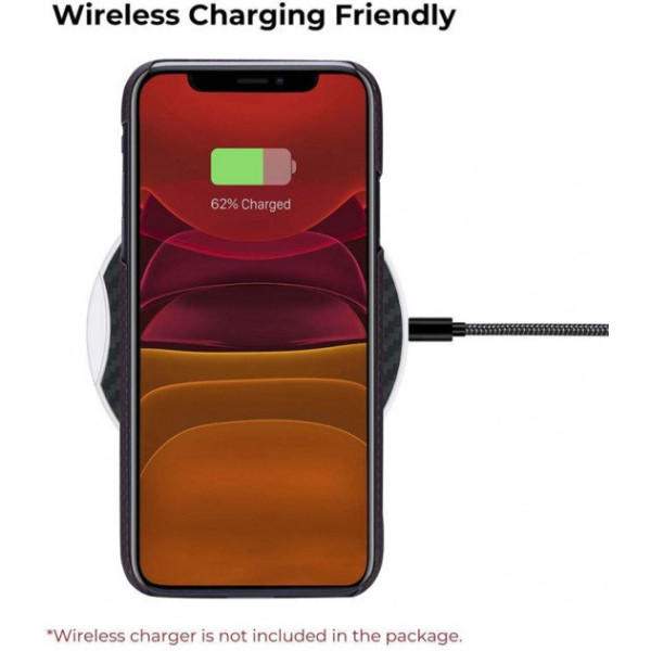 Чохол Pitaka для iPhone 11 MagEZ Black/Red