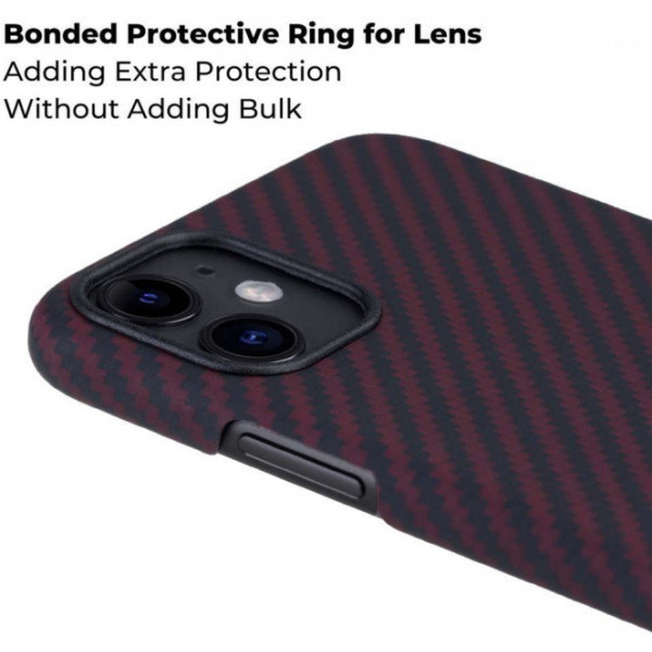 Чохол Pitaka для iPhone 11 MagEZ Black/Red