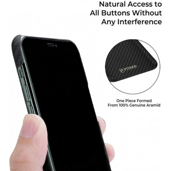 Чохол Pitaka для iPhone 11 Pro MagCase Black/Grey
