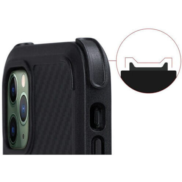 Чохол Pitaka для iPhone 11 Pro Max MagCase Pro Black/Grey
