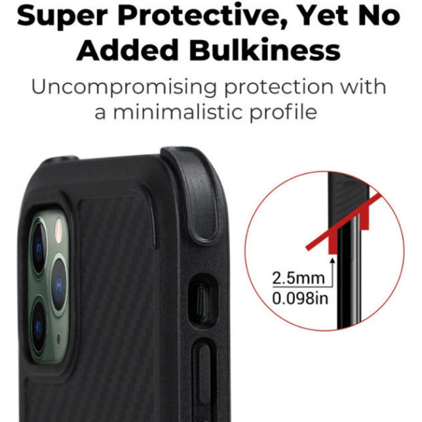 Чохол Pitaka для iPhone 11 Pro Max MagCase Pro Black/Grey