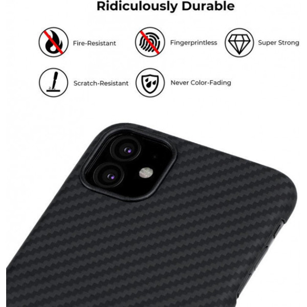 Чохол Pitaka для iPhone 11 MagCase Black/Grey