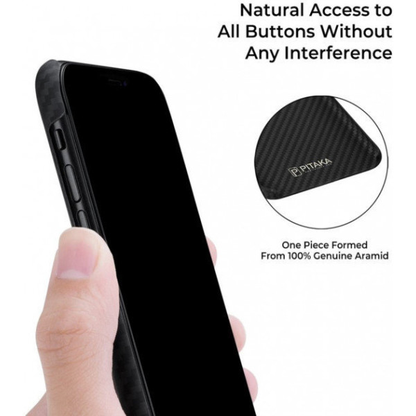Чохол Pitaka для iPhone 11 MagCase Black/Grey