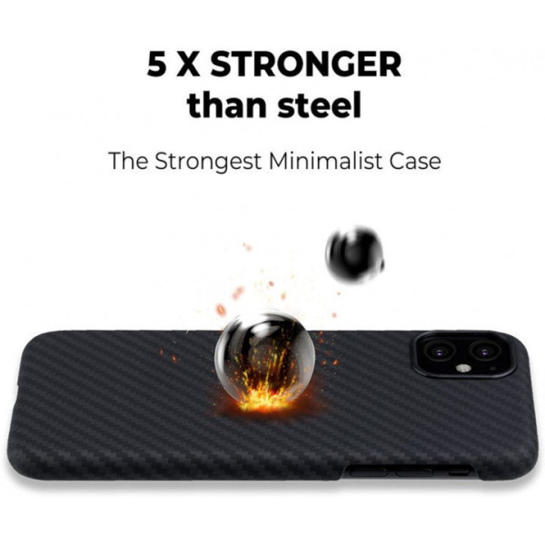 Чохол Pitaka для iPhone 11 MagCase Black/Grey