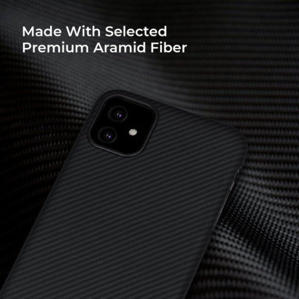 Чохол Pitaka для iPhone 11 Air Case Black/Grey