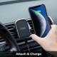 Тримач Pitaka Car Holder Wireless Charger Air Vent MagEZ Black/Gun Metal Тримач Pitaka Car Holder Wireless Charger Air Vent MagEZ Black/Gun Metal