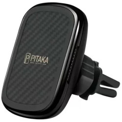 Держатель Pitaka Car Holder Wireless Charger Air Vent MagEZ Black/Gun Metal Держатель Pitaka Car Holder Wireless Charger Air Vent MagEZ Black/Gun Metal
