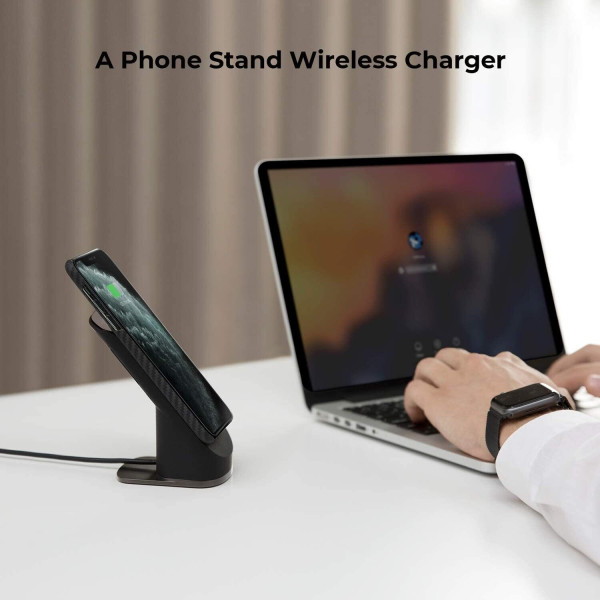 Зарядное устройство Pitaka Wireless Charger MagEZ Juice Aramid Black Зарядное устройство Pitaka Wireless Charger MagEZ Juice Aramid Black