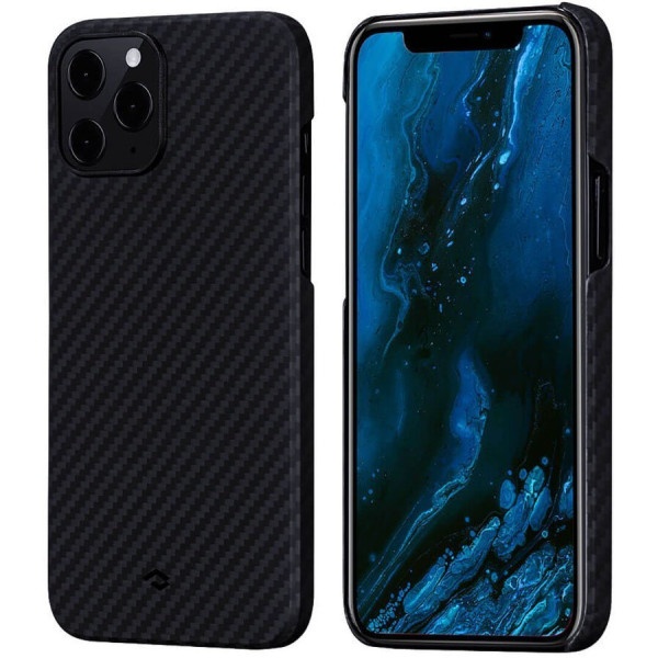 Чохол Pitaka для iPhone 12 Pro MagEZ Twill Black/Grey