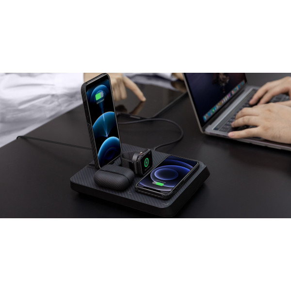 Чохол Pitaka для iPhone 12 mini MagEZ Twill Black/Grey