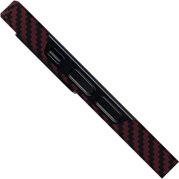 Чохол Pitaka для iPhone 12 Pro MagEZ Case Twill Black/Red