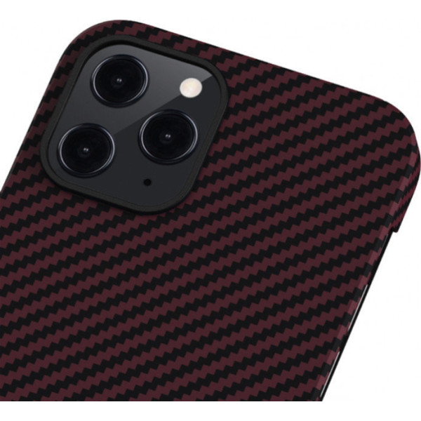 Чохол Pitaka для iPhone 12 Pro MagEZ Case Twill Black/Red