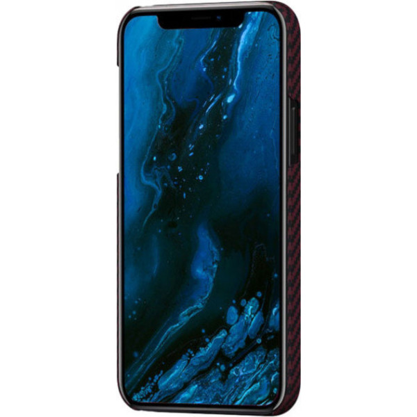 Чохол Pitaka для iPhone 12 Pro MagEZ Case Twill Black/Red
